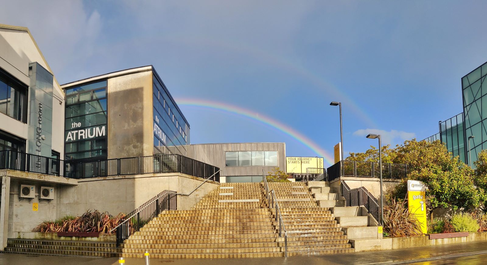  Two rainbows over Wintec - Photo Prasant Panchal