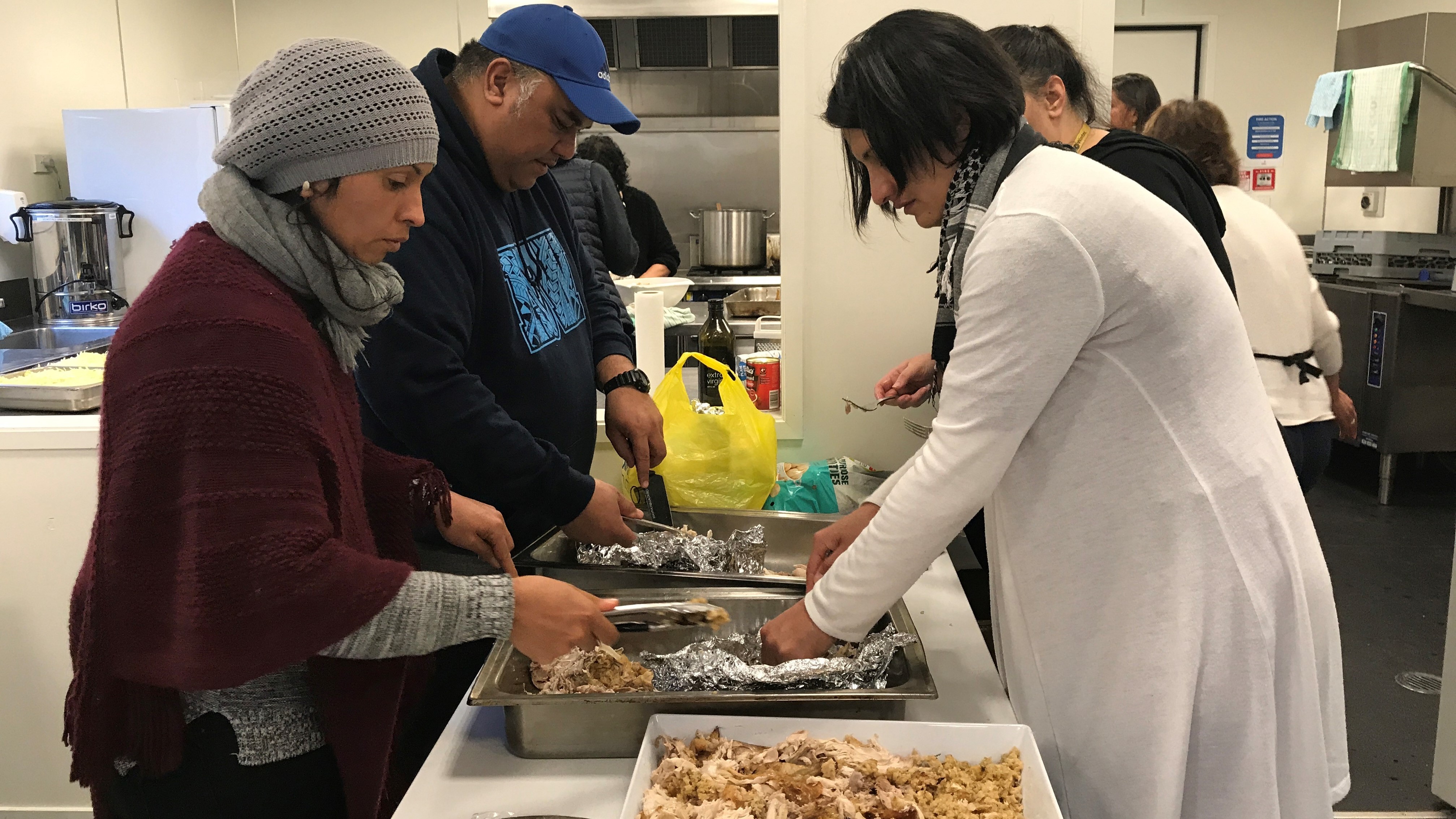 Wintec staff pitch and prepare a Matariki dinner for Hamilton's night shelters